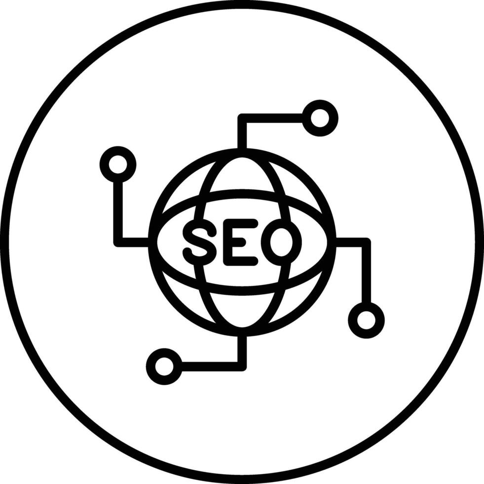 seo red vector icono