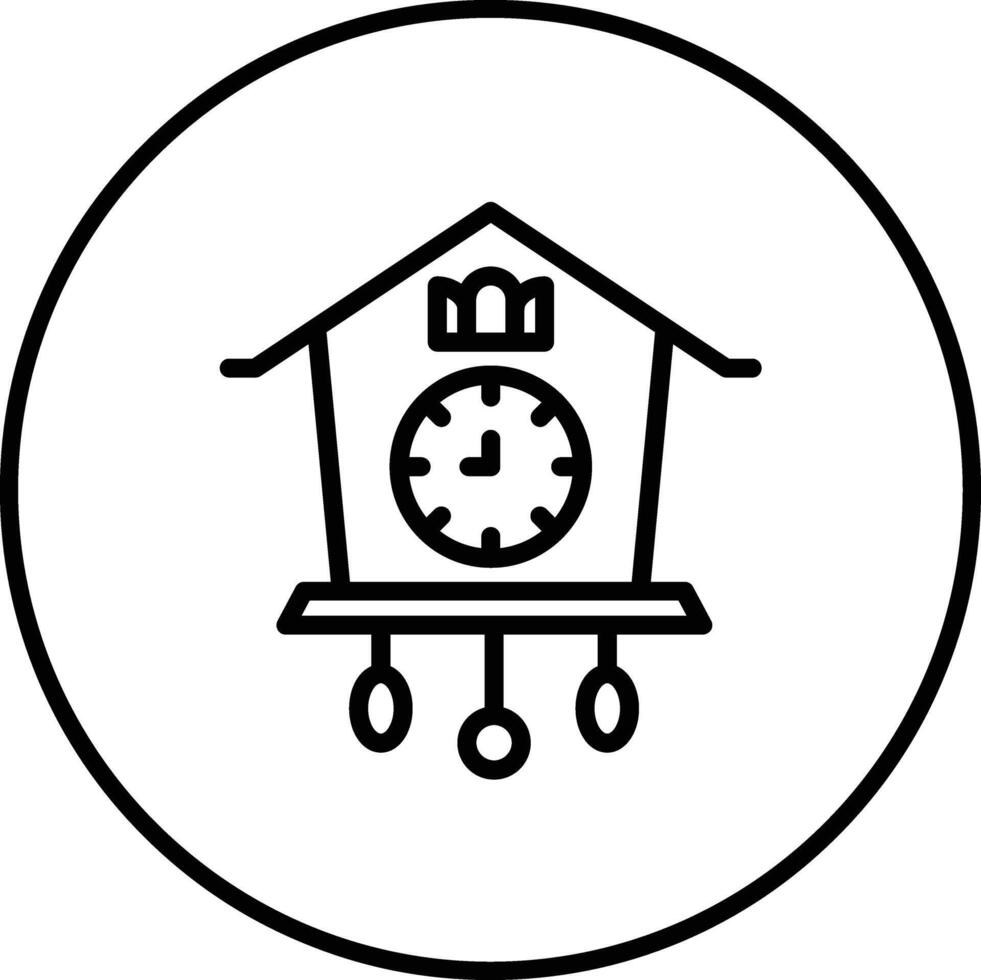 Cuckoo Clock Vector Icon