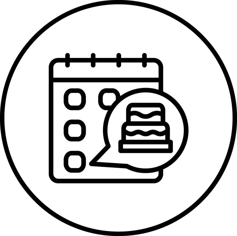 Birthday Date Vector Icon