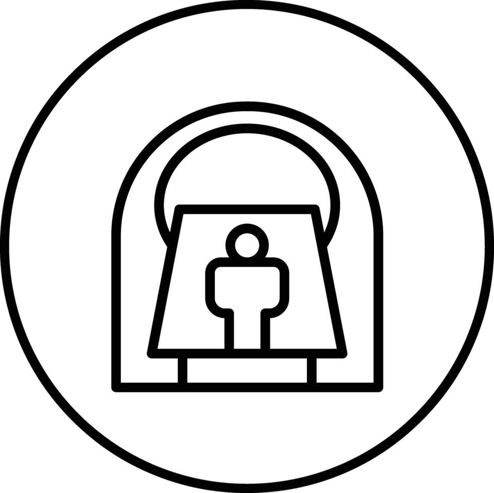 CT Scan Vector Icon
