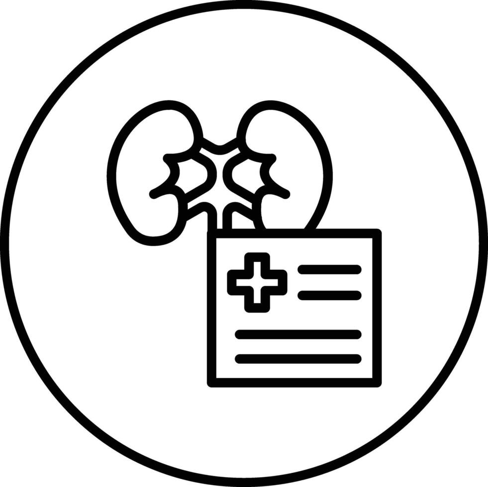 Kidney Checkup Vector Icon