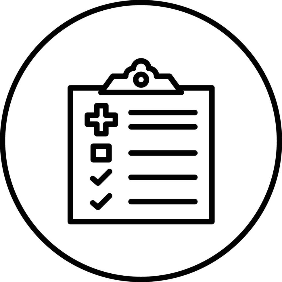 Patient Checklist Vector Icon