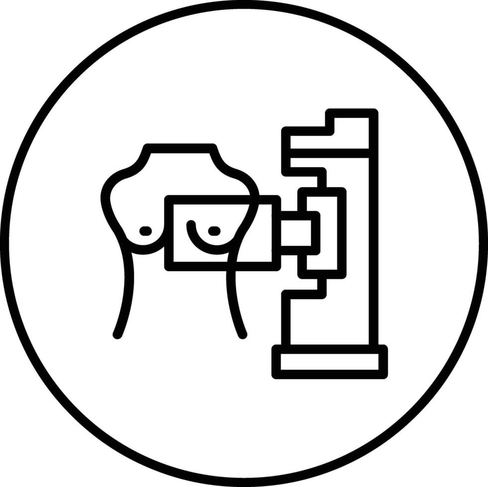 Mammography Vector Icon