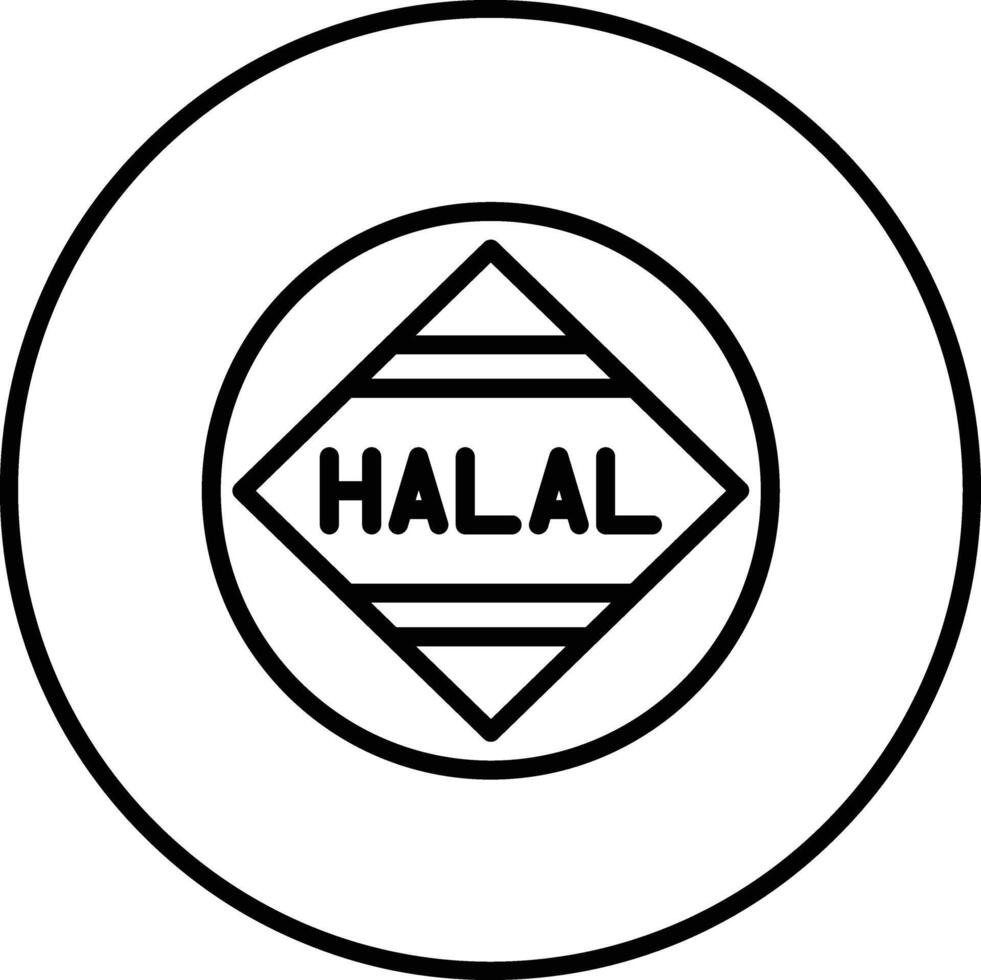 Halal Vector Icon