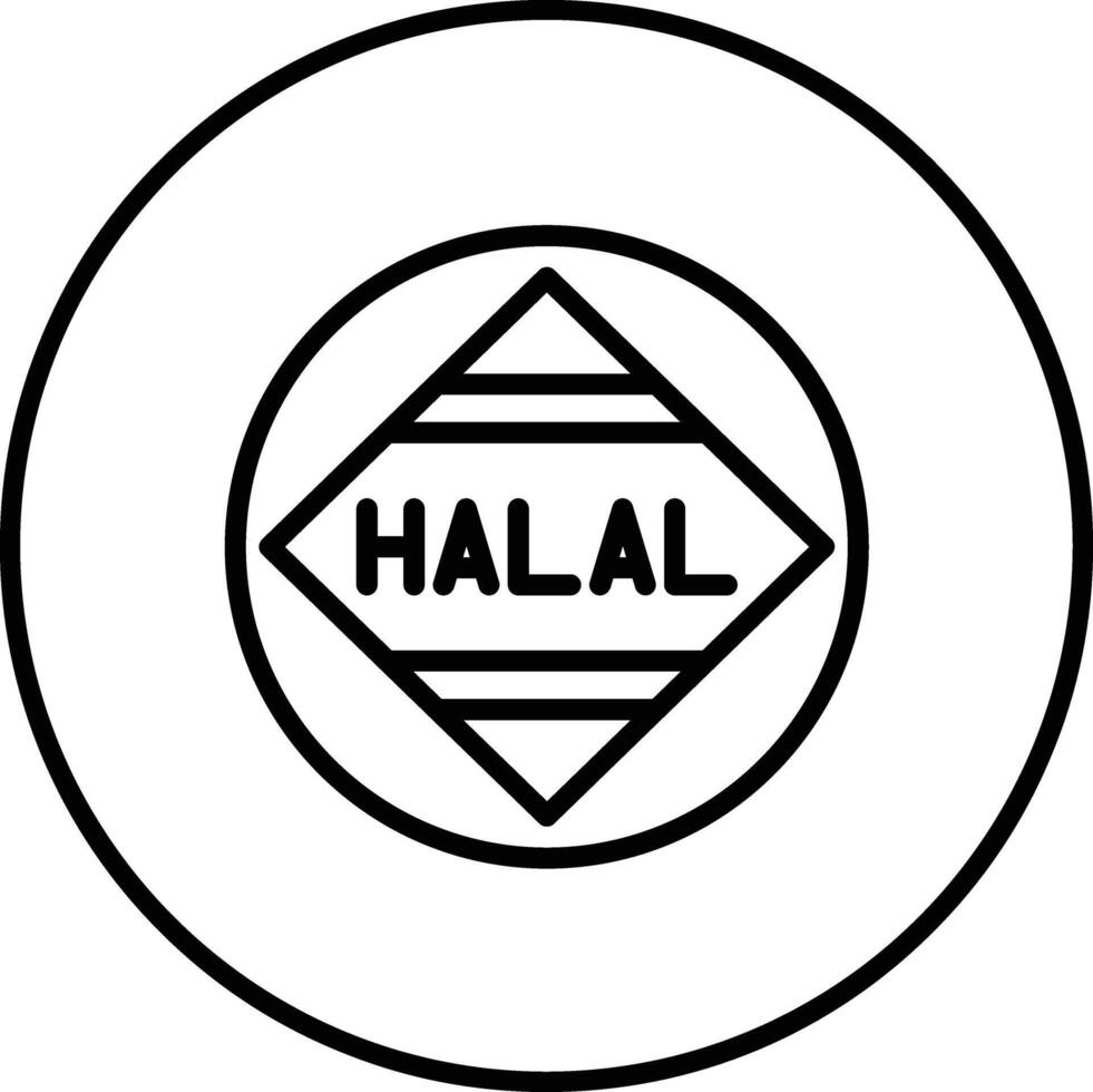 Halal Vector Icon