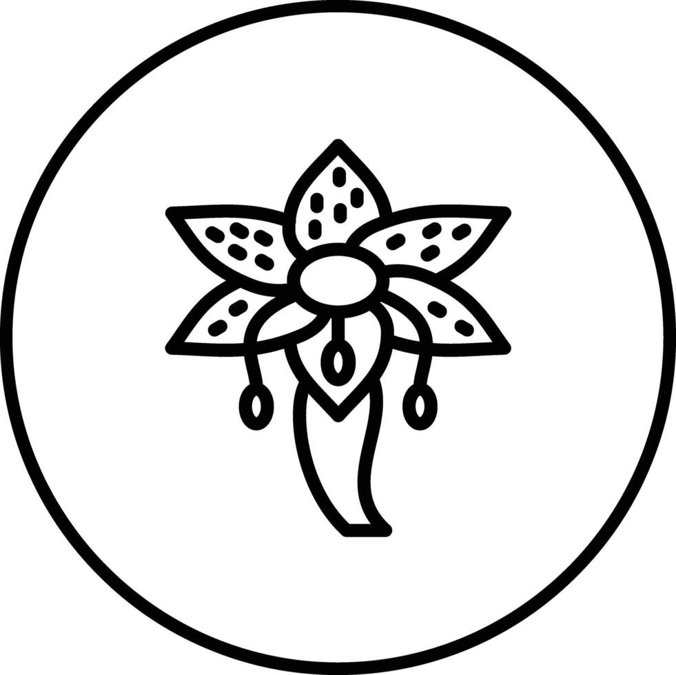 Tiger Lily Vector Icon
