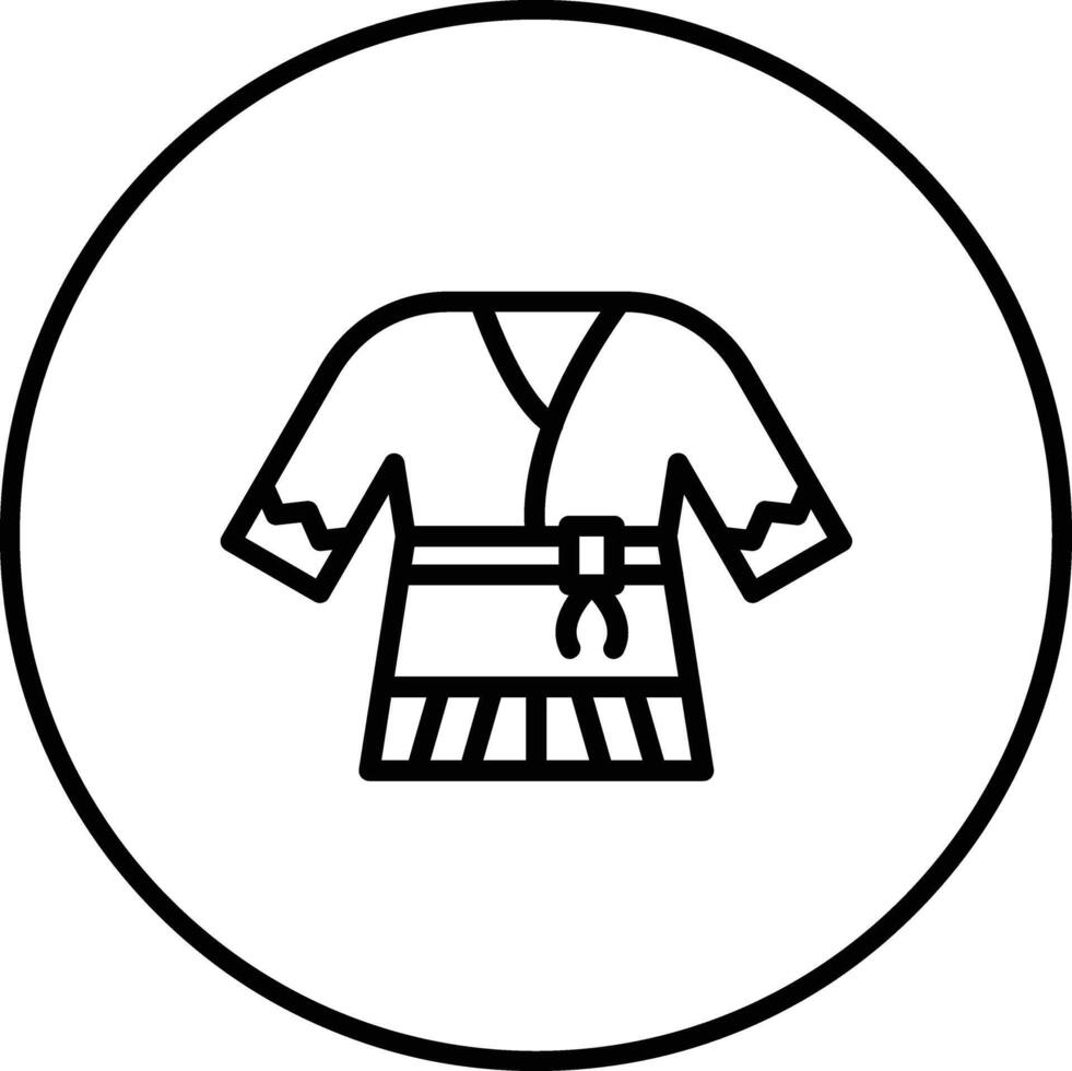 Kimono Vector Icon