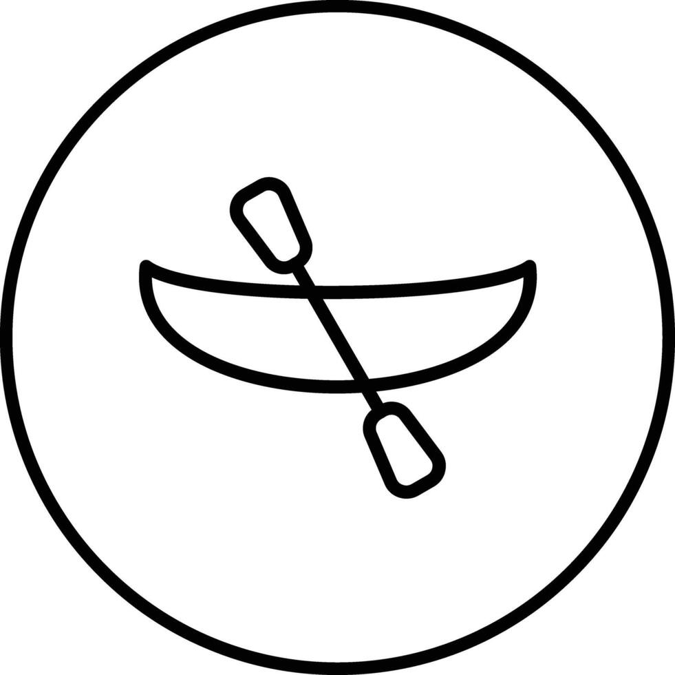 Canoe Vector Icon