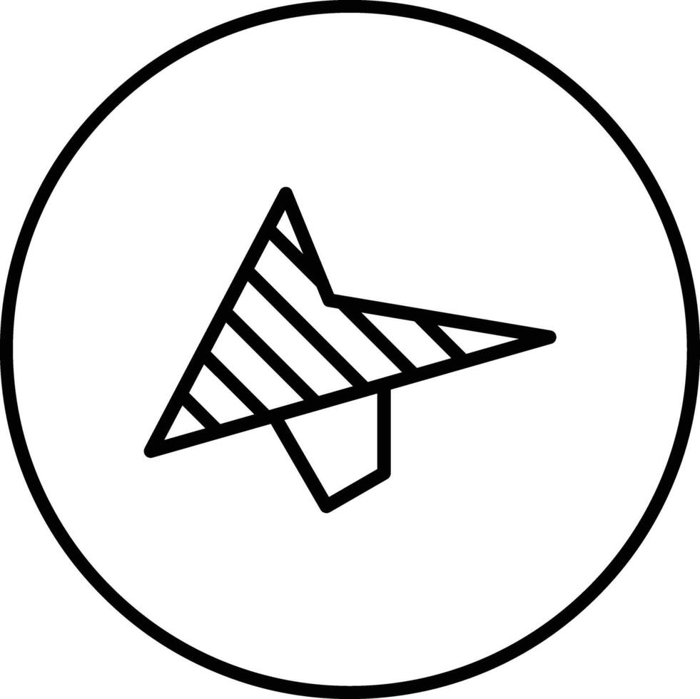 Glider Vector Icon