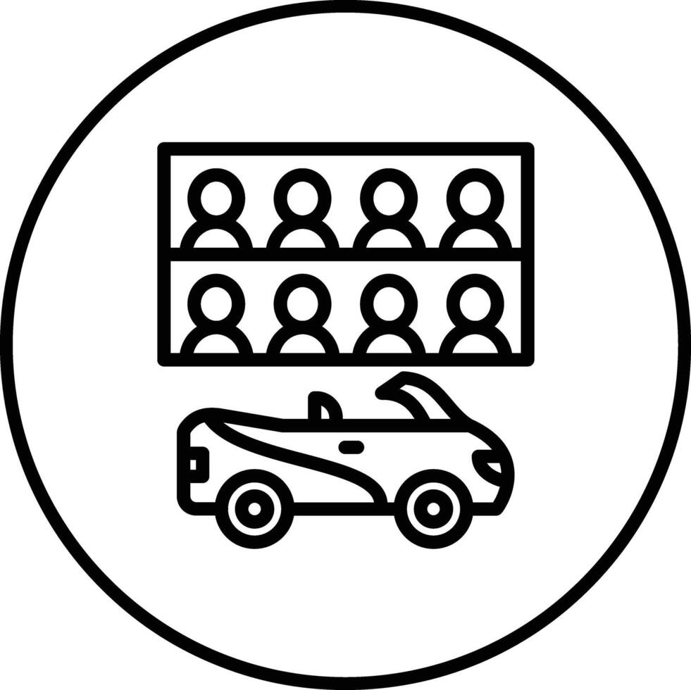 Tribune Vector Icon