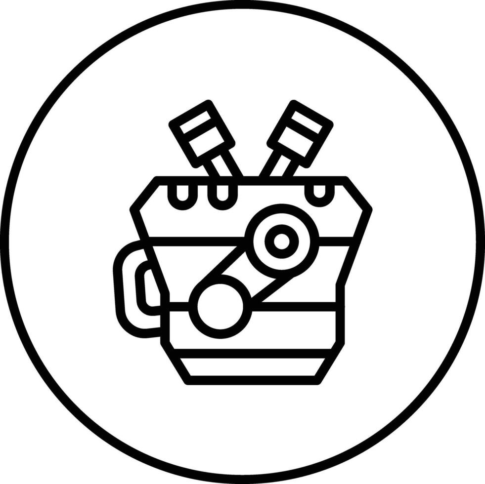 Car Engine Vector Icon