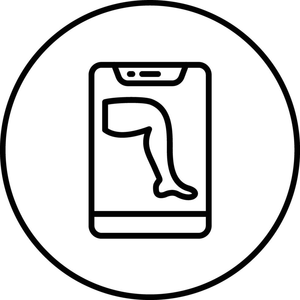 Leg Muscle Vector Icon