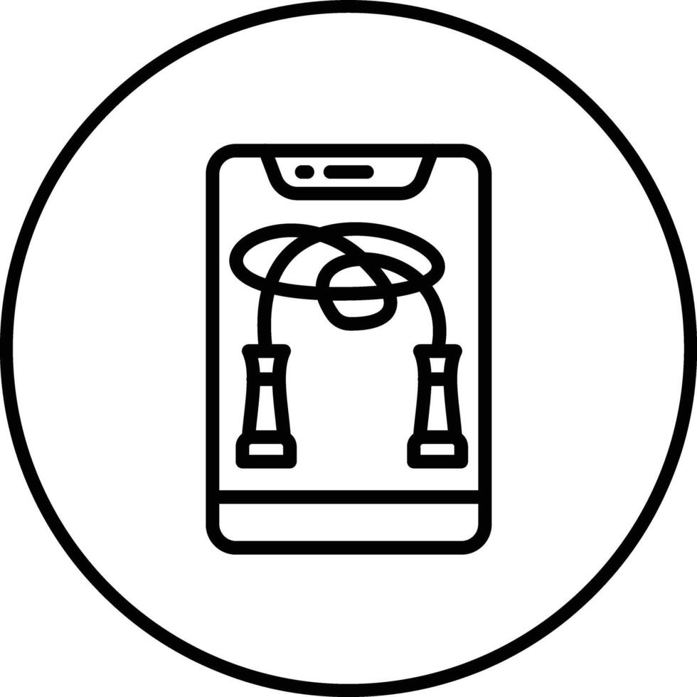 Jumping Rope Vector Icon