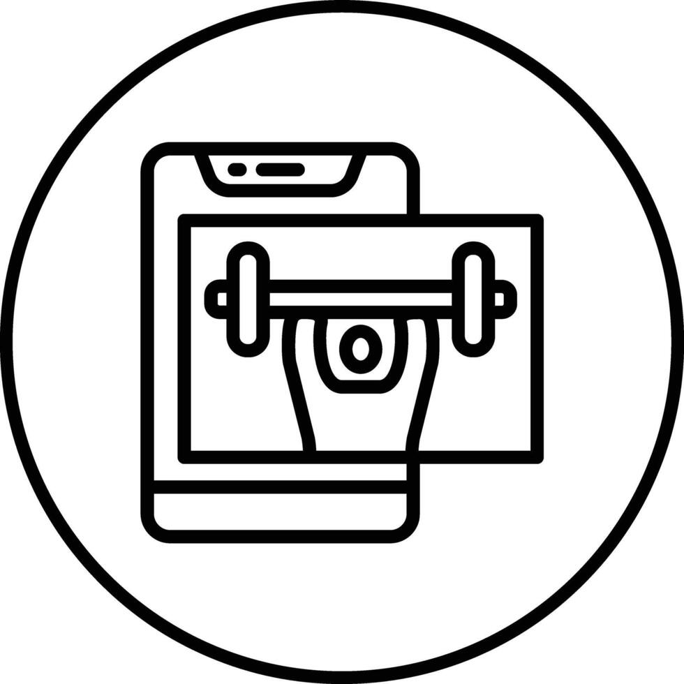 Weight Lifting Vector Icon