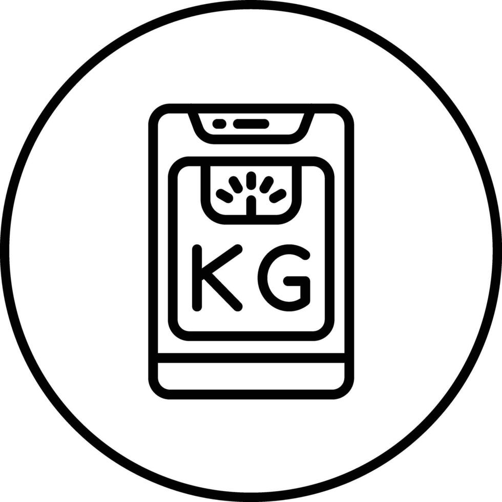 Weight Scale Vector Icon
