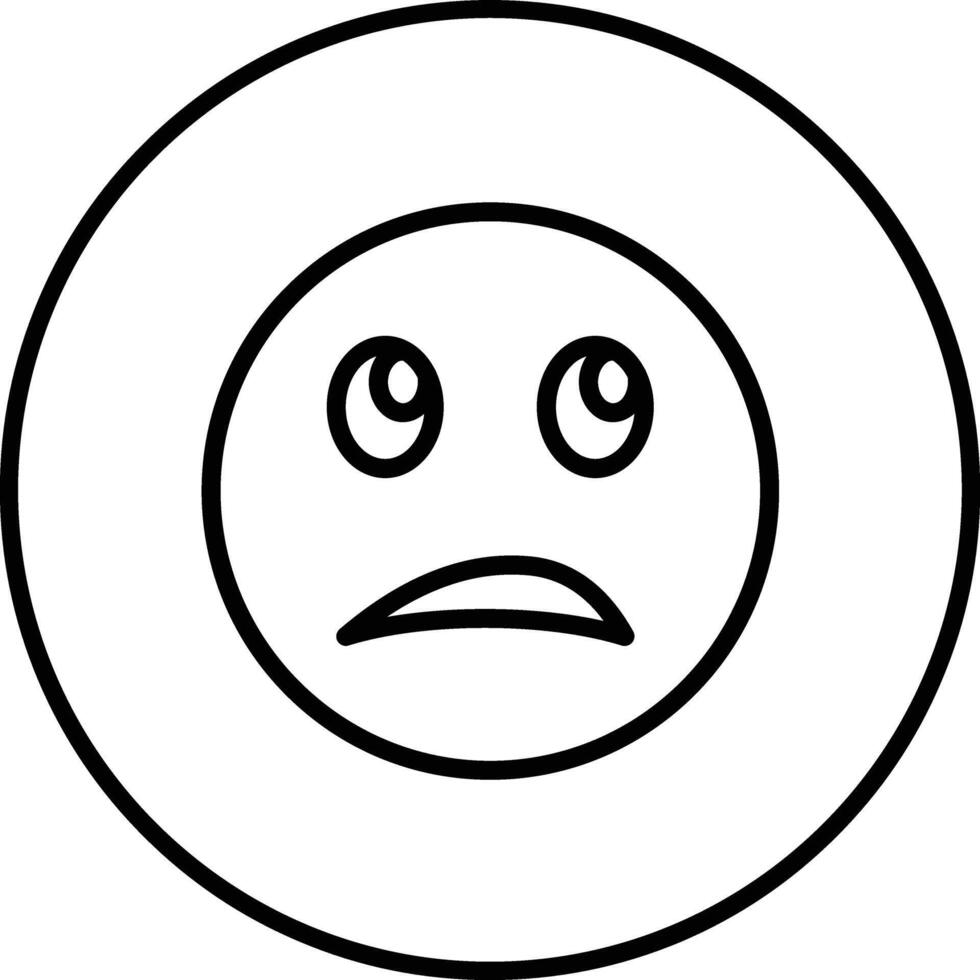 Face with Rolling Eyes Vector Icon