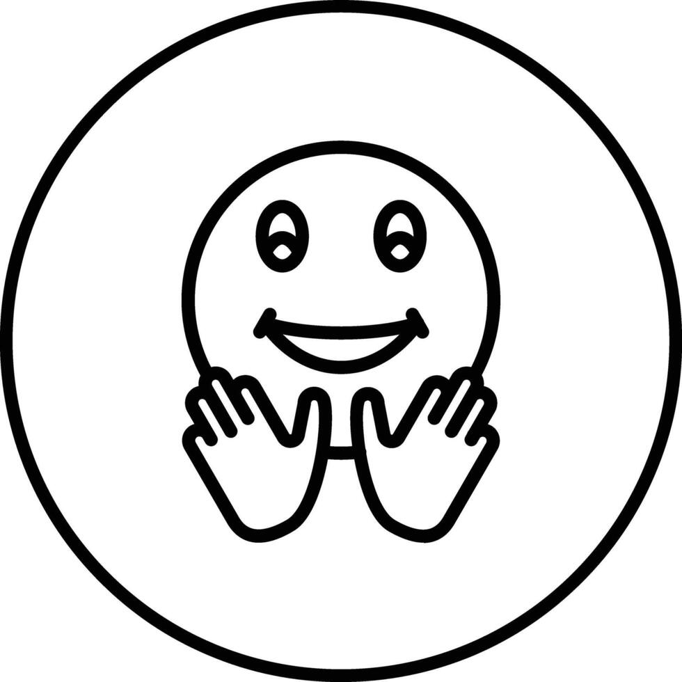 Hugging Face Vector Icon