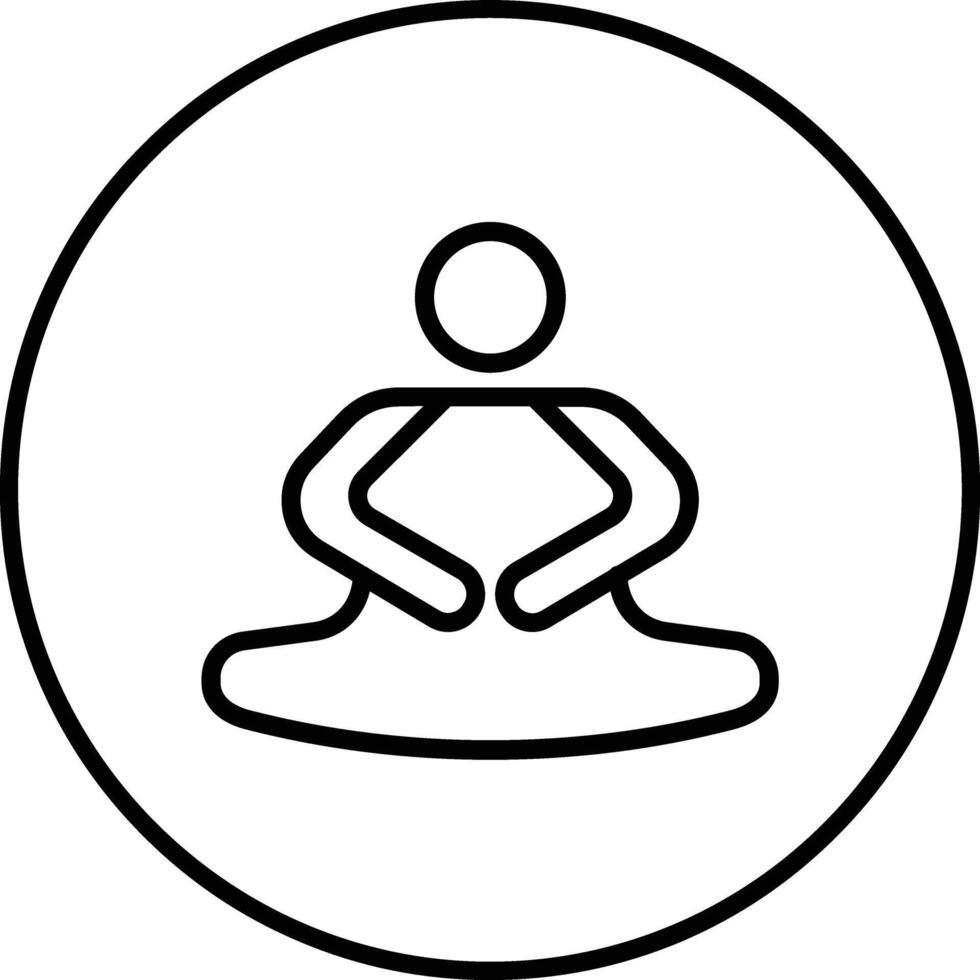 Yoga Vector Icon