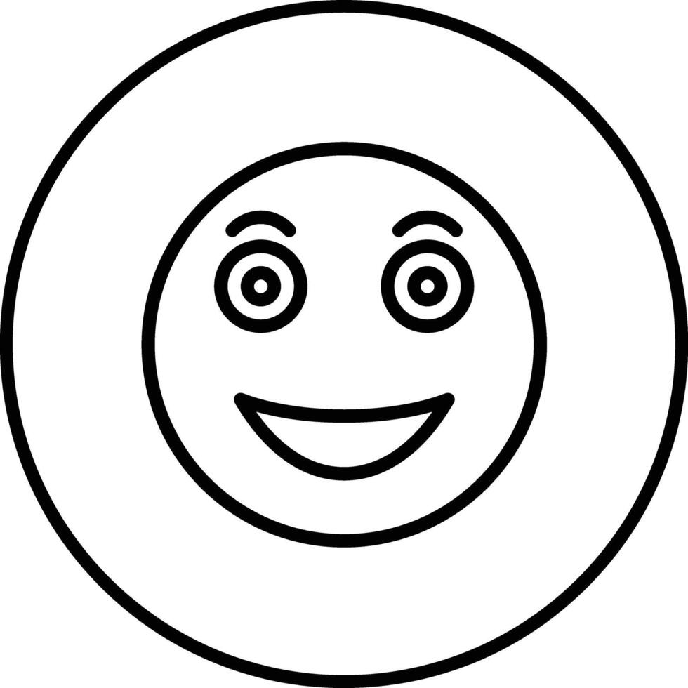 Grinning Face Vector Icon