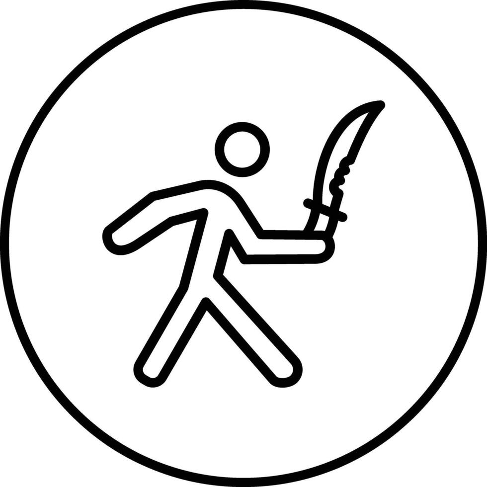 Sword Fighting Vector Icon