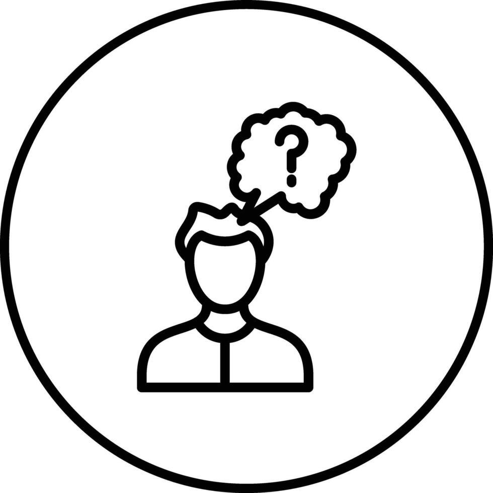 Thinking Vector Icon