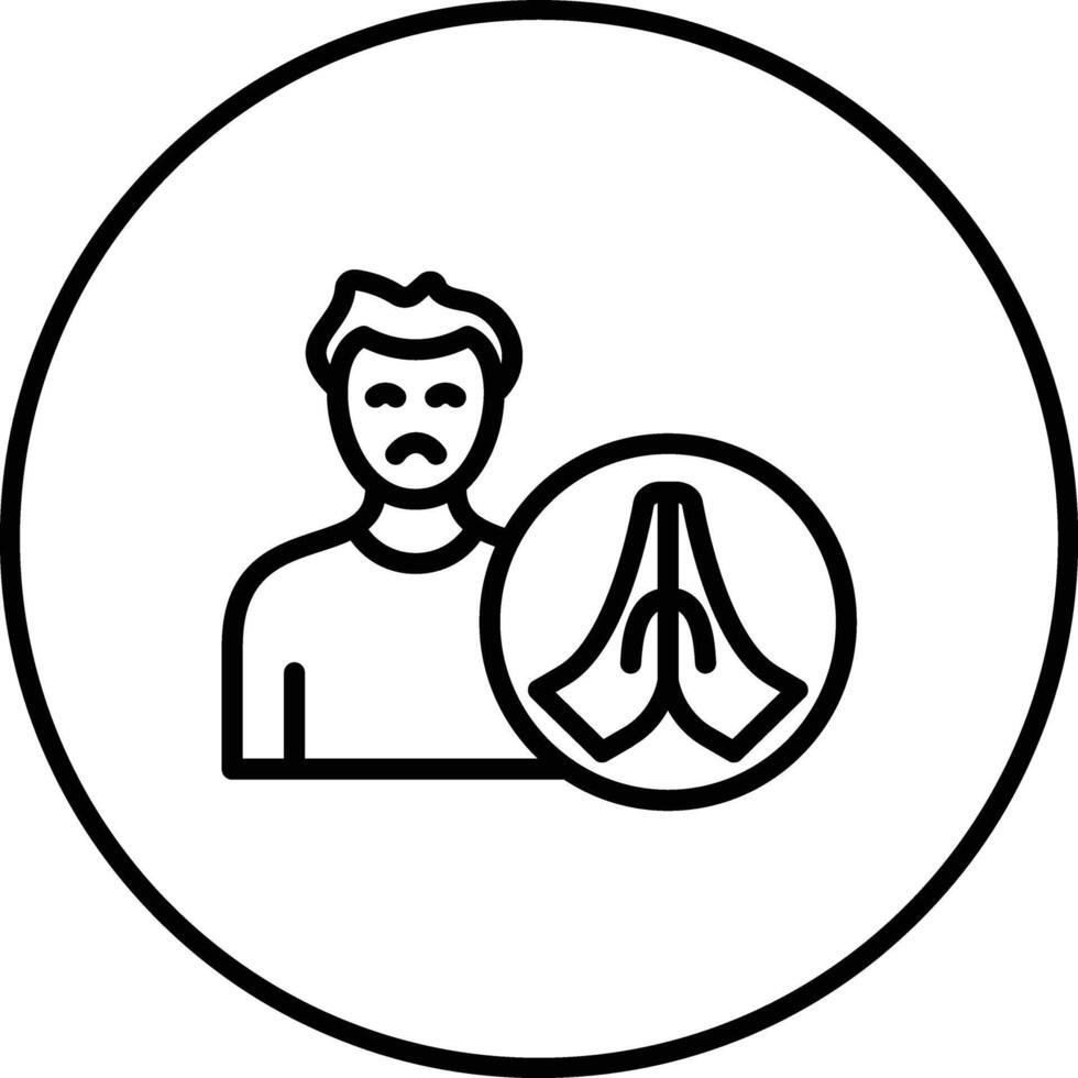 Apology Vector Icon