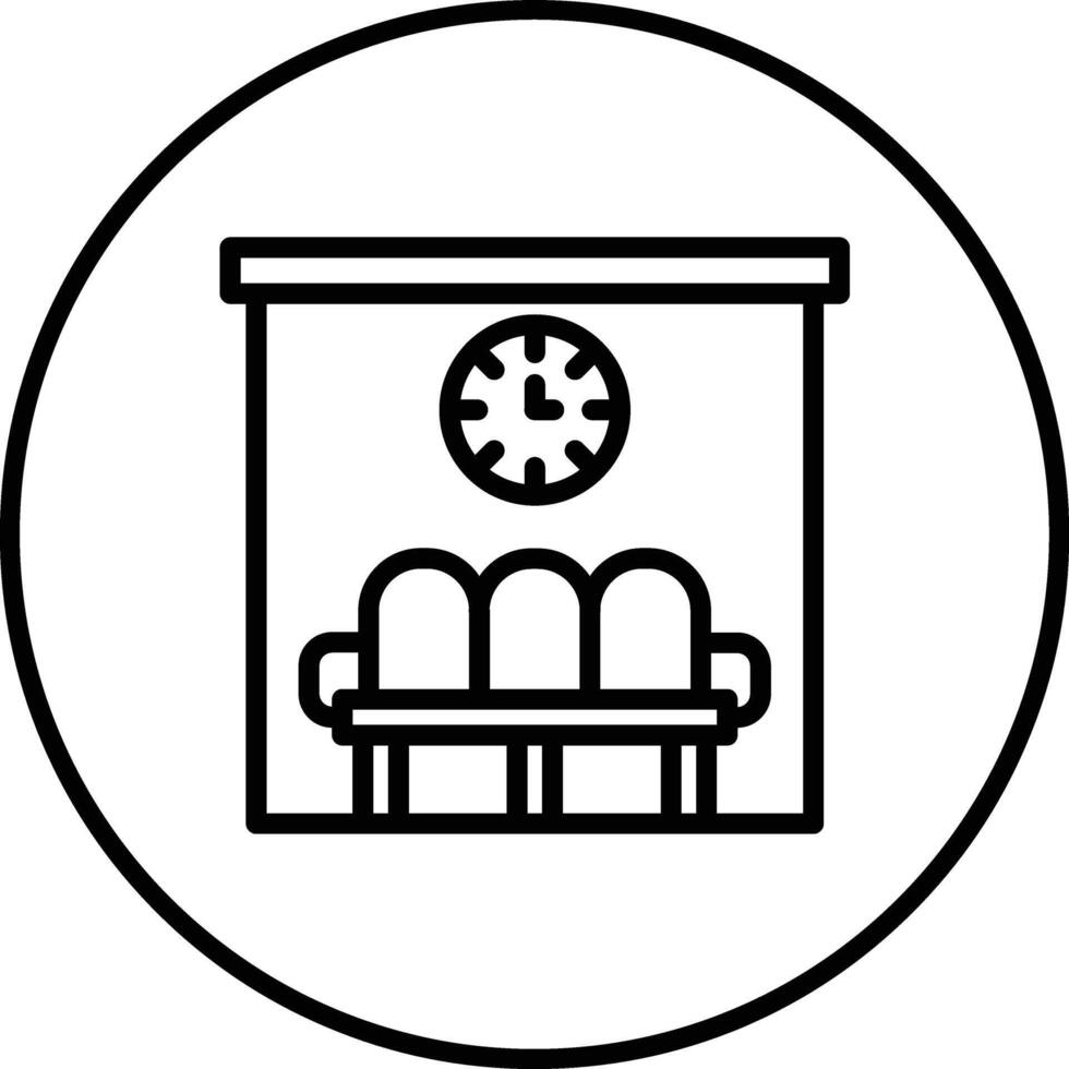 Waiting Room Vector Icon