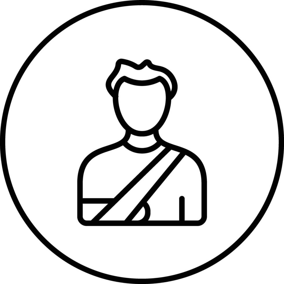 Broken Arm Vector Icon