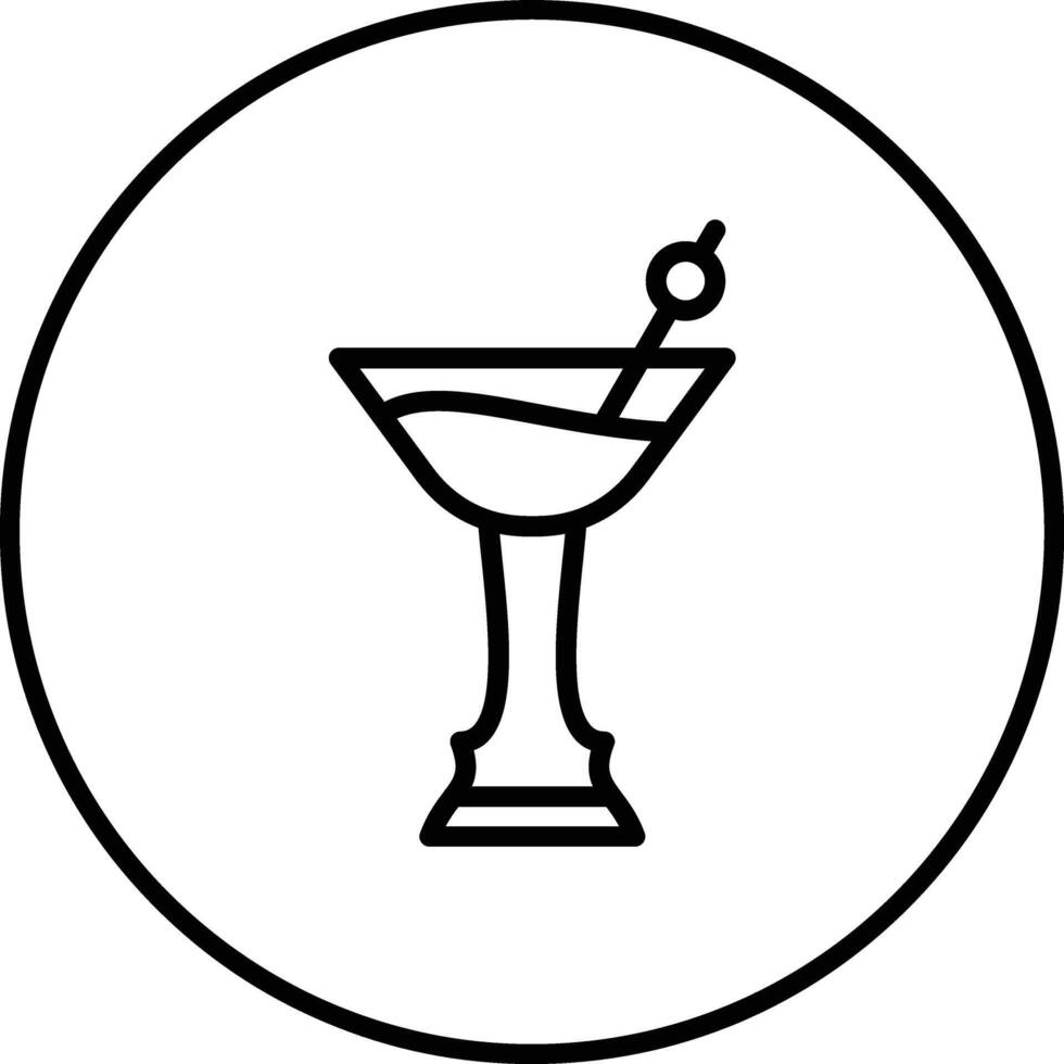 Martini Vector Icon