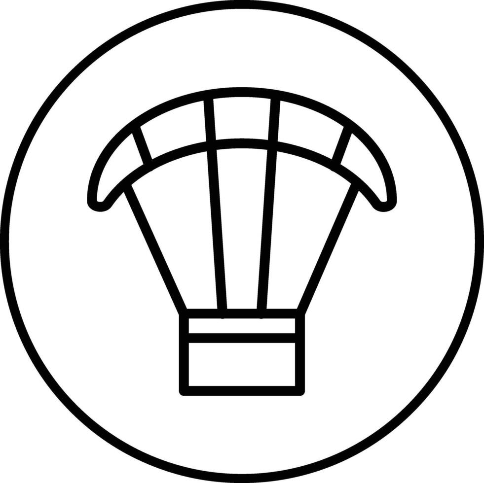 Parachute Vector Icon