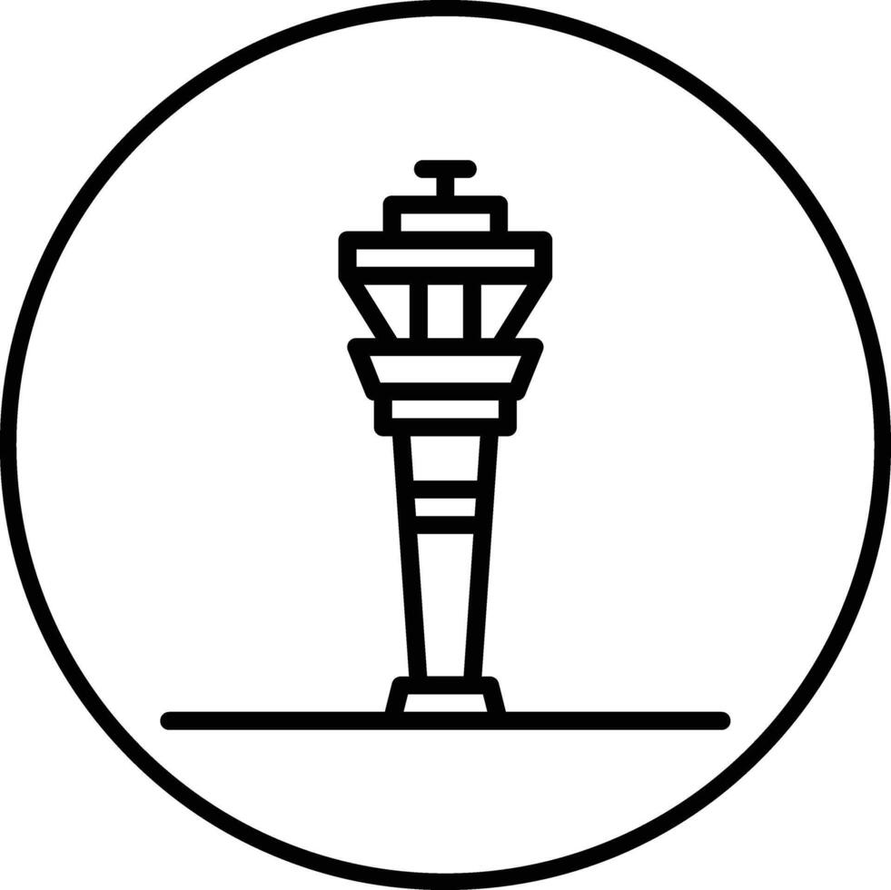 Control Tower Vector Icon