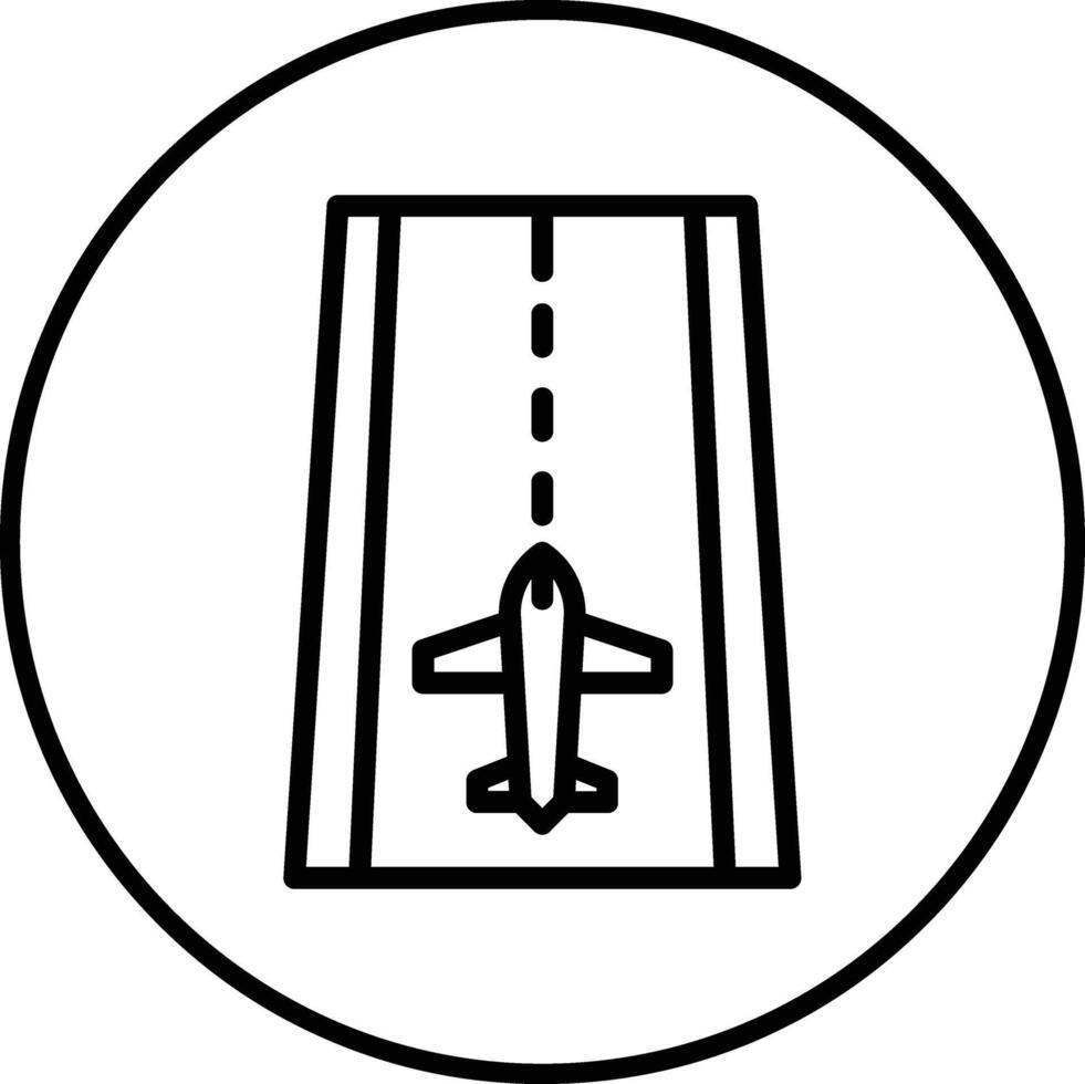 Runway Vector Icon