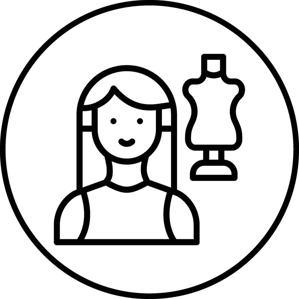 Fashion Designer Vector Icon