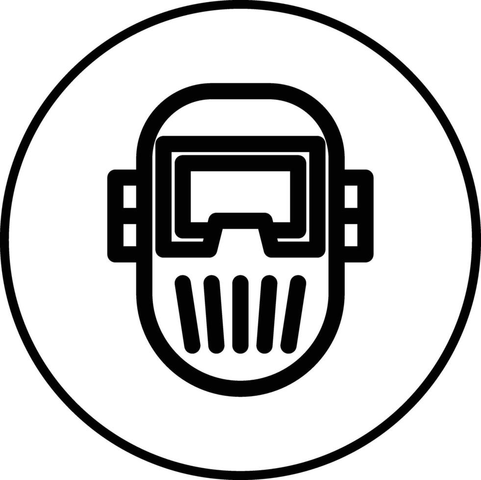 boda máscara vector icono