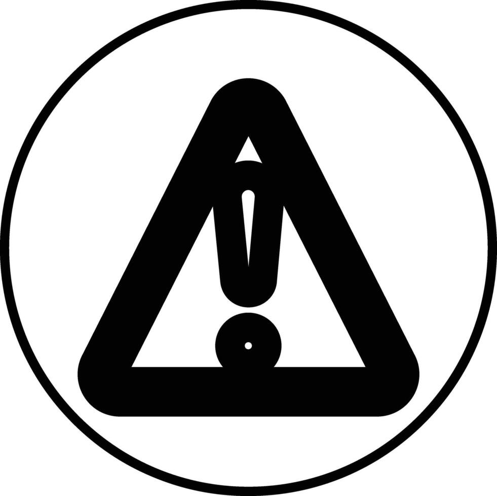 Danger Sign Vector Icon