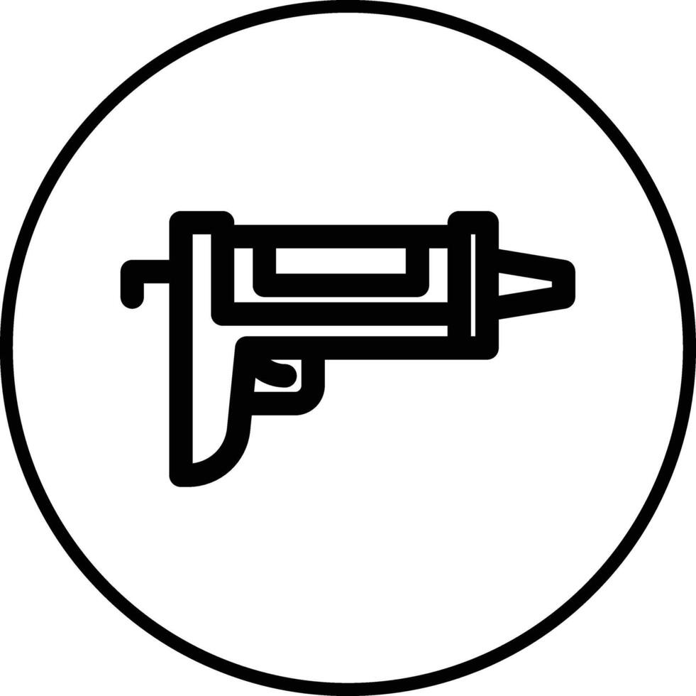 calafateo pistola vector icono