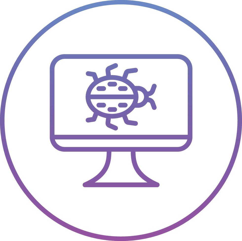 Computer Virus Vector Icon Vector Icon
