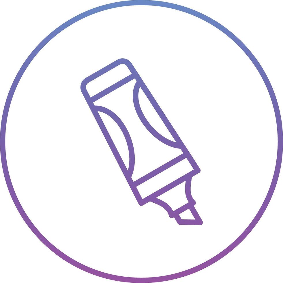 Highlighter Vector Icon