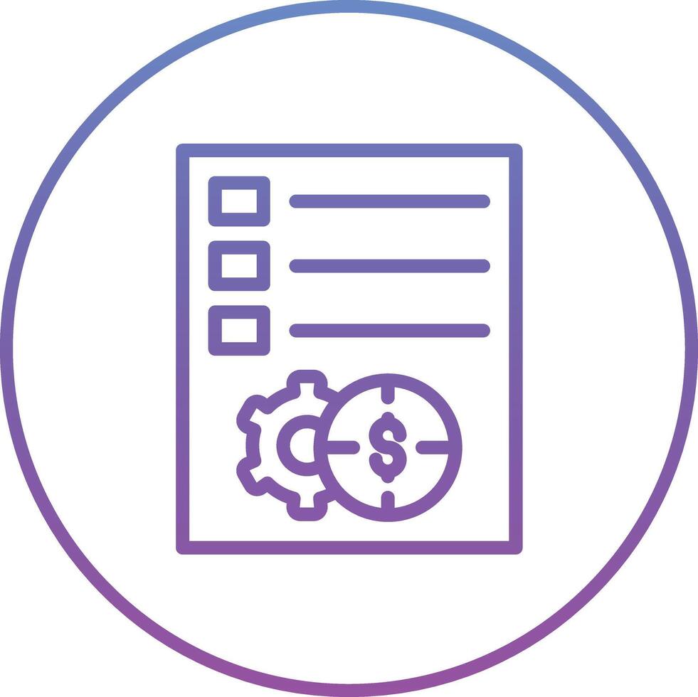 Project Requirements Vector Icon