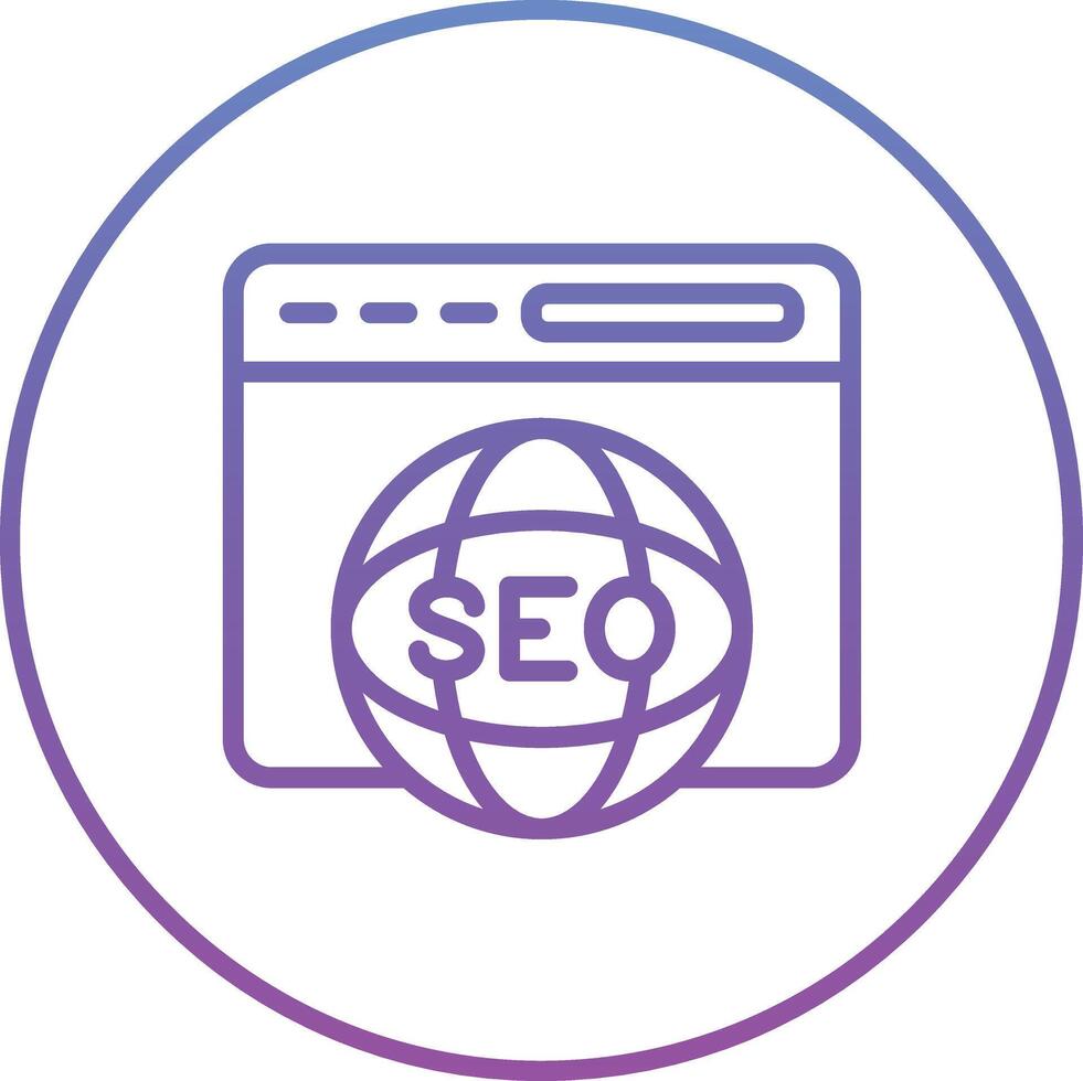 International SEO Vector Icon