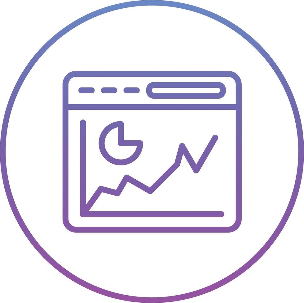 Analysis Diagram Vector Icon