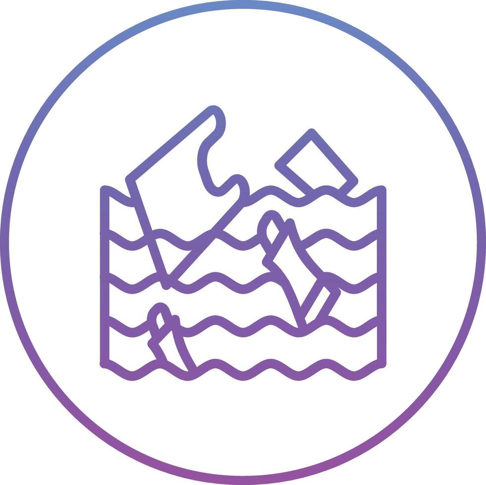 Water Pollution Vector Icon