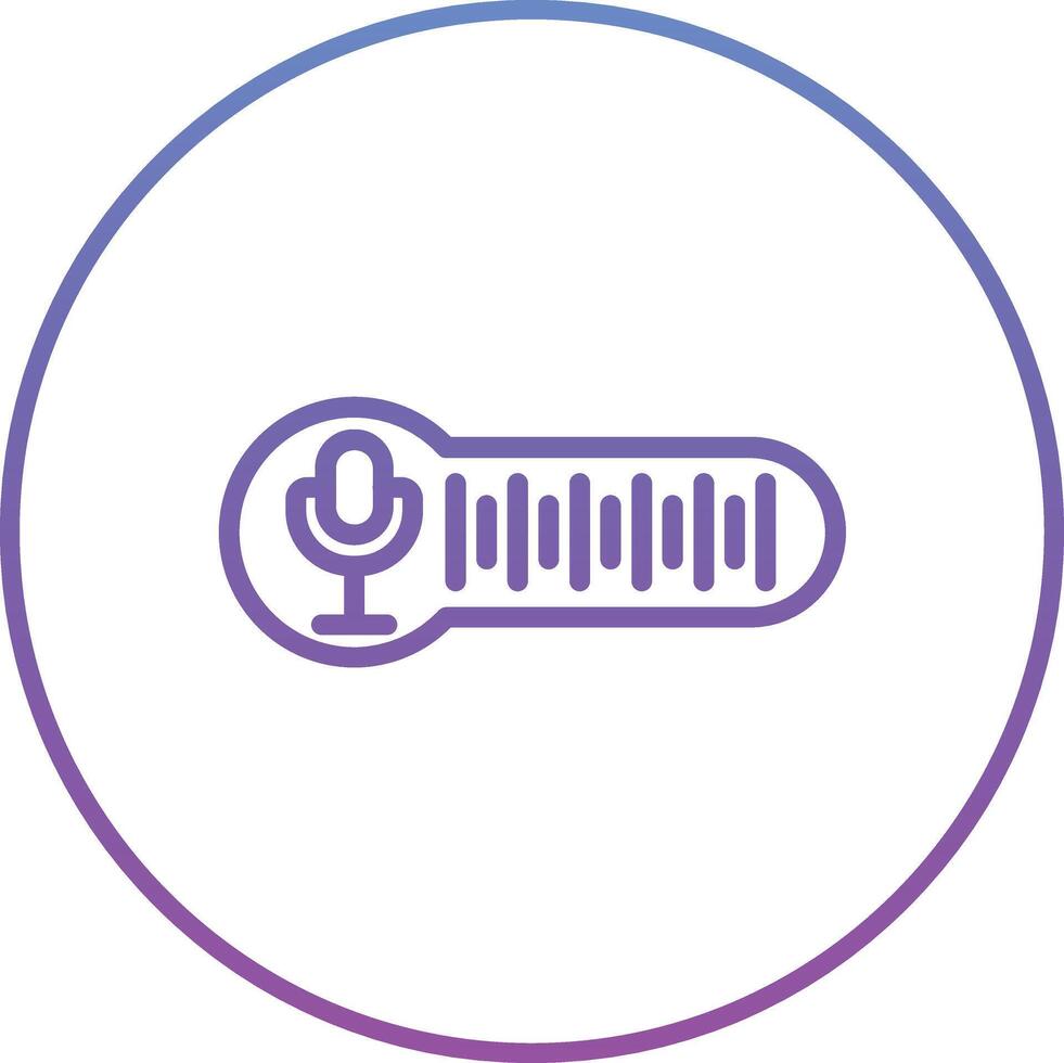 Voice Message Vector Icon