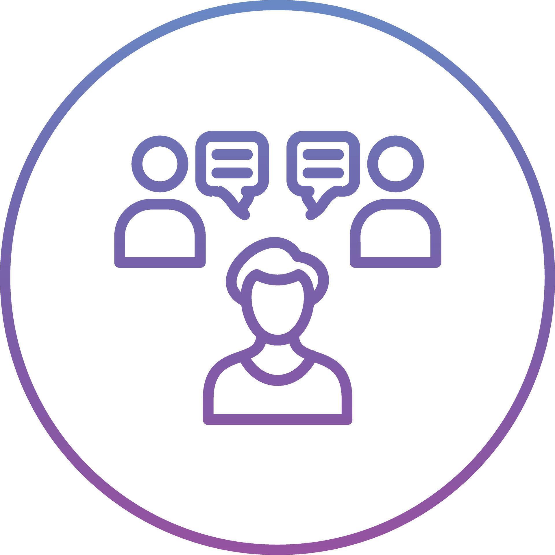 Group Chat Vector Icon 37888894 Vector Art at Vecteezy