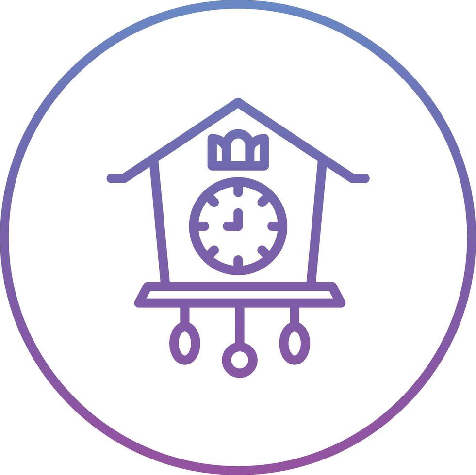 Cuckoo Clock Vector Icon