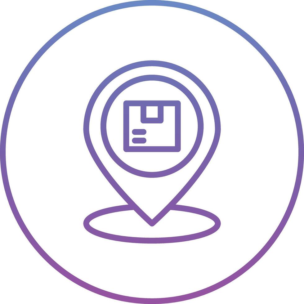 Delivery Location Vector Icon
