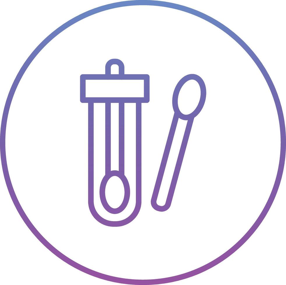 Swab Test Vector Icon