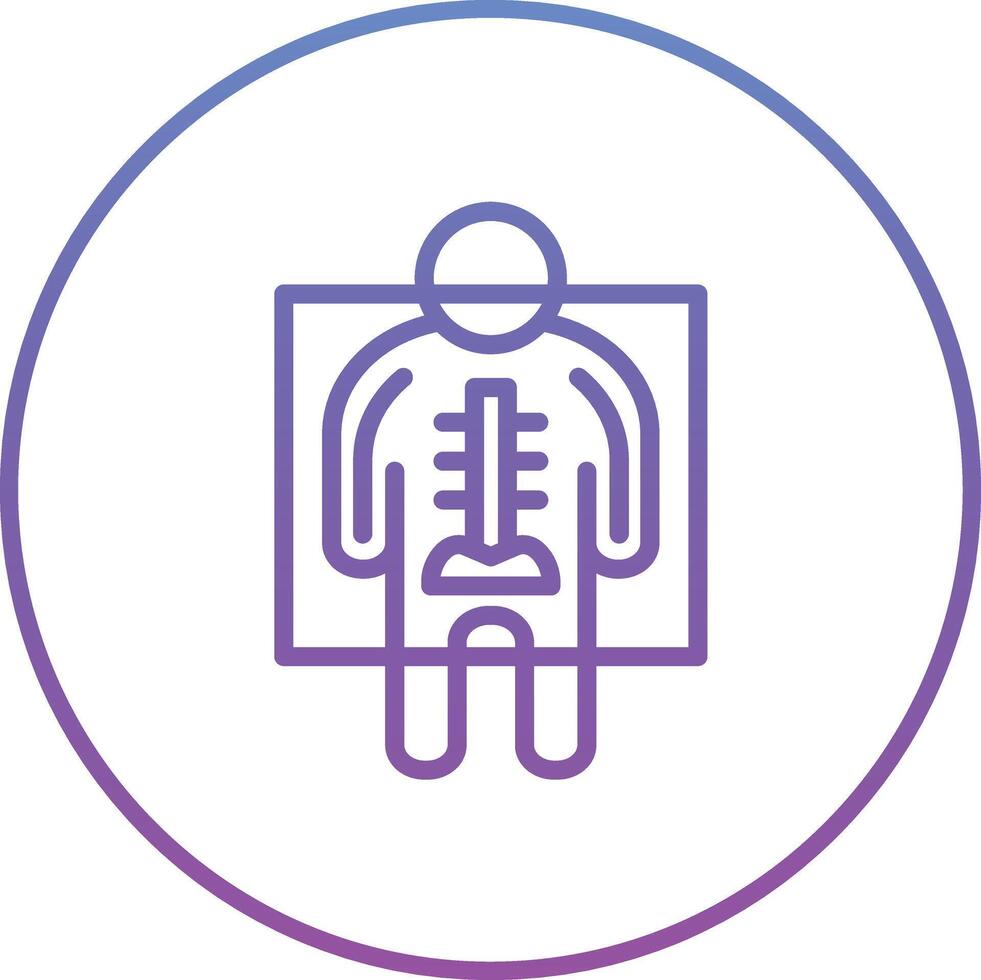 Man X ray Vector Icon