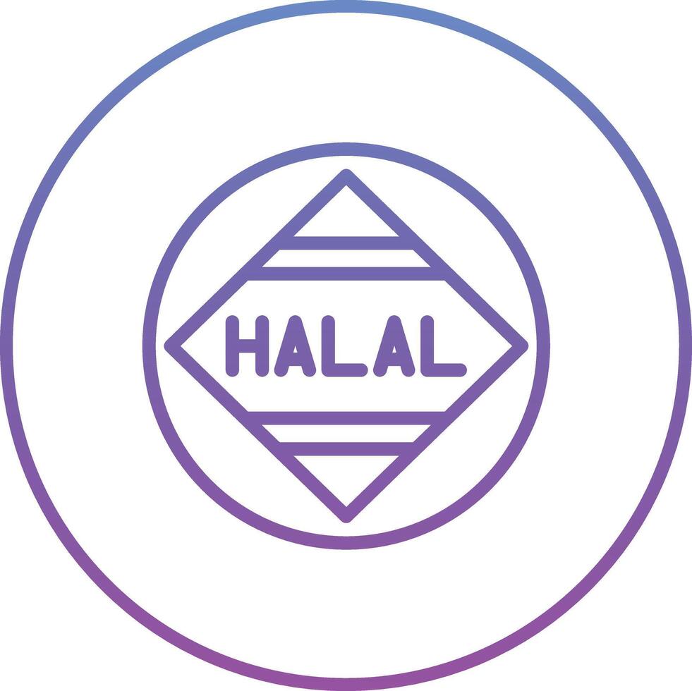 Halal Vector Icon