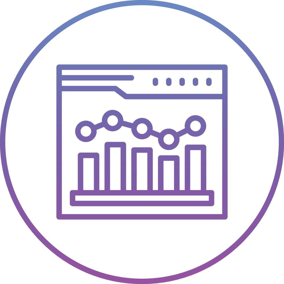 Web Analytics Vector Icon
